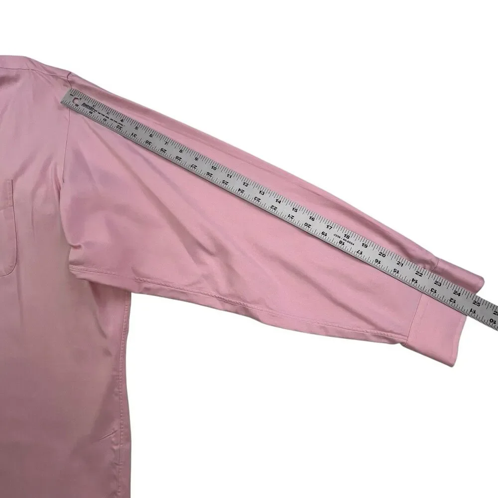 Polo Golf Ralph Lauren Shirt Mens XXL Pink Herringbone Marlowe Oxford Cotton - Picture 11 of 11